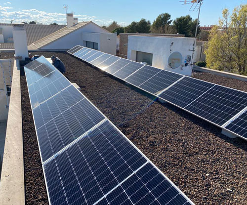 Instalación placas solares fotovoltaicas