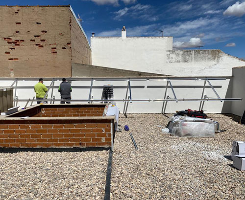 Instalación placas solares fotovoltaicas